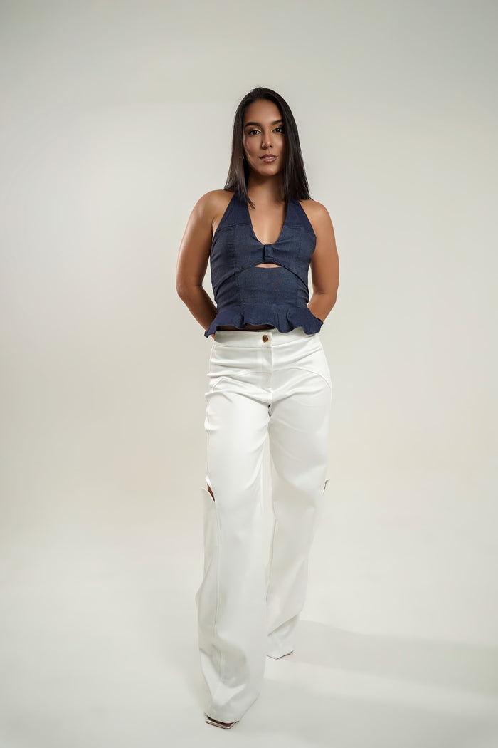 MOOLIGHT TOP DENIM