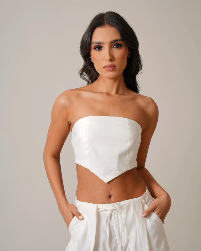 PERLA TOP MARFIL