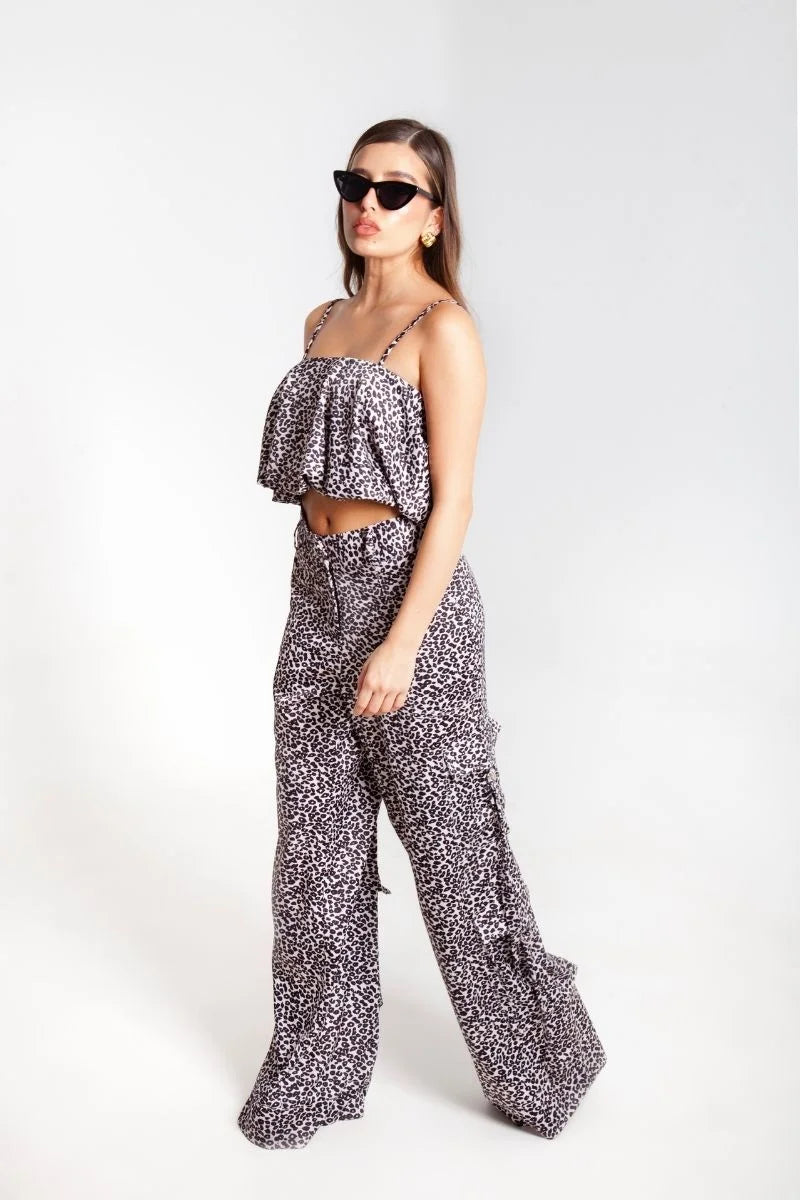 RECOMENZAR PANTS PRINT