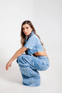 LATTE CARGO DENIM