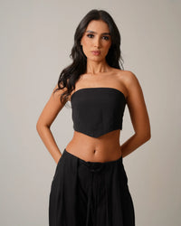 PERLA TOP NEGRO